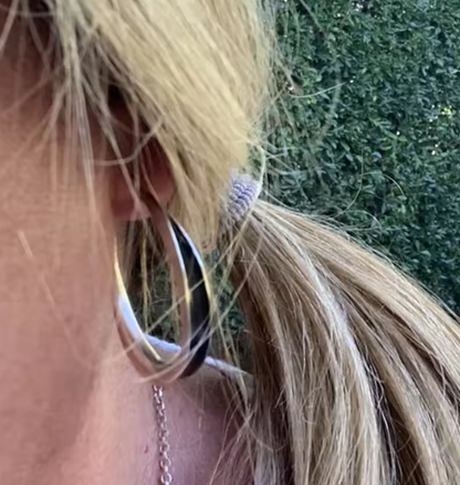 Bold Circle Hoop Earrings