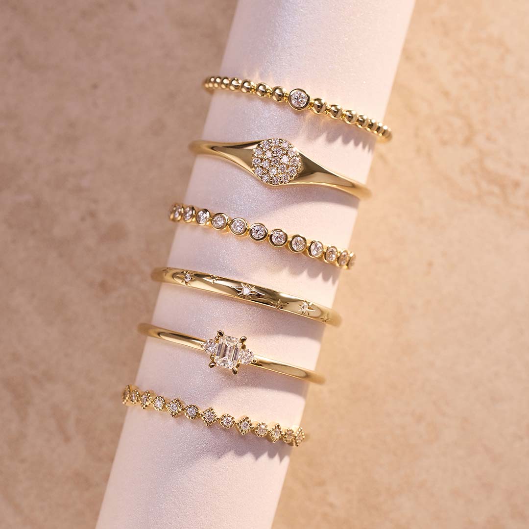 Bubble Ring | White Gold